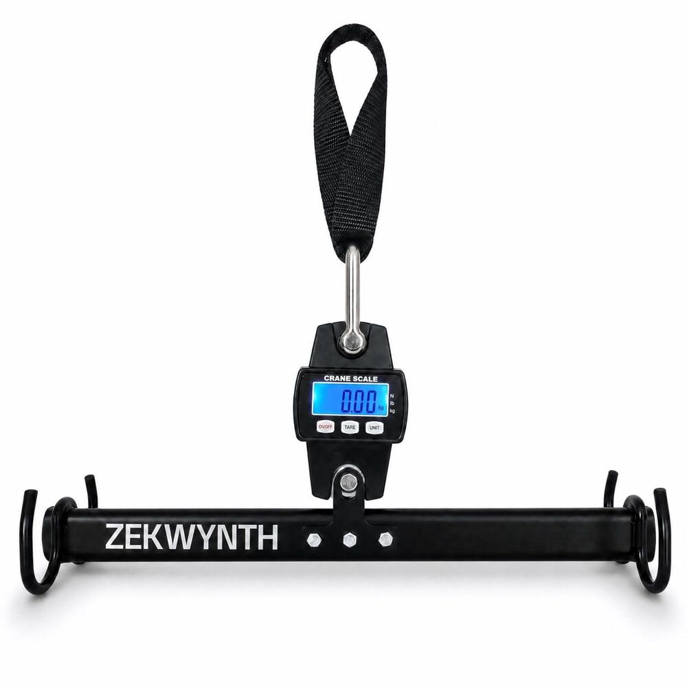 660 lb Digital Hanging Scale Kit w/ 19.3" 4-Hook Spreader Bar